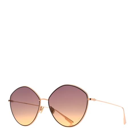 dior society 4|CHRISTIAN DIOR Metal DiorSociety 4 Sunglasses Gold.